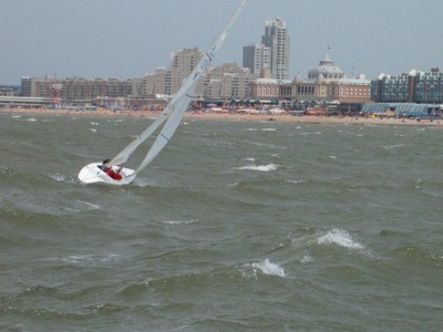 upwind in front of Kurhaus