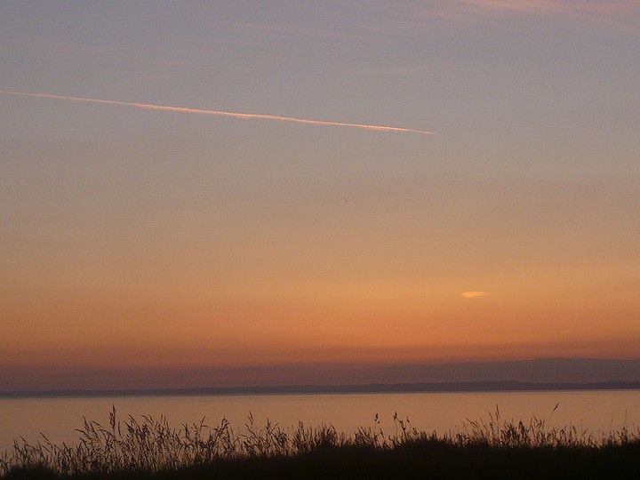 Sunset from my room, Portland Bill, June 2011