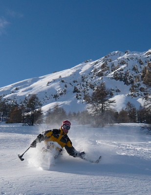 60cm powder, Montgenèvre, 2009