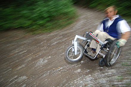 testing all terrain third wheel, 2006