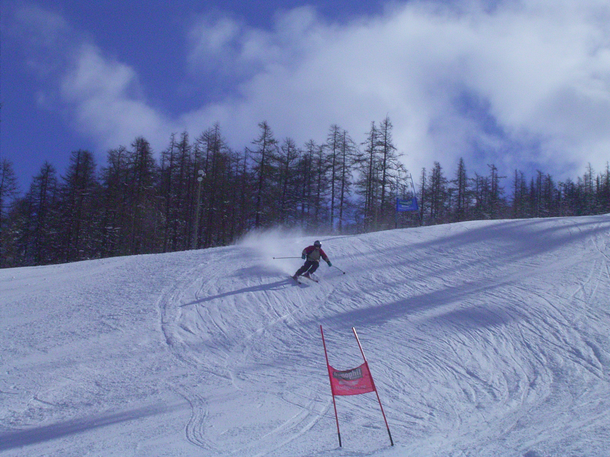 Sacha, Flèche, Montgenèvre, feb 2006