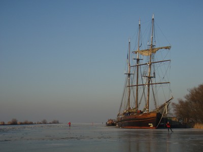 Harbor of Muiden, jan. 2009